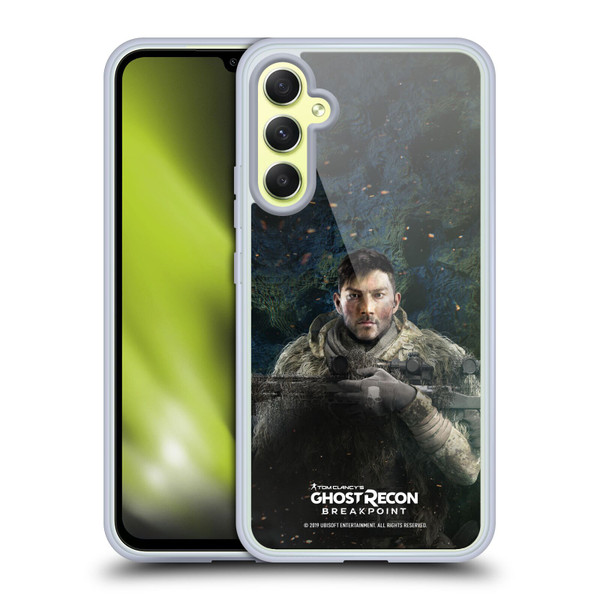 Tom Clancy's Ghost Recon Breakpoint Character Art Vasily Soft Gel Case for Samsung Galaxy A34 5G