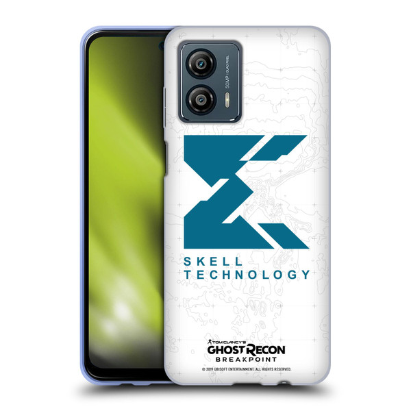 Tom Clancy's Ghost Recon Breakpoint Graphics Skell Technology Logo Soft Gel Case for Motorola Moto G53 5G