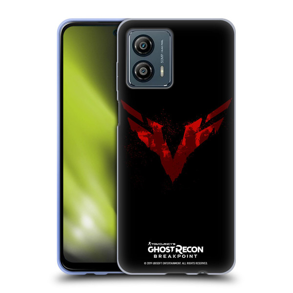 Tom Clancy's Ghost Recon Breakpoint Graphics Wolves Logo Soft Gel Case for Motorola Moto G53 5G