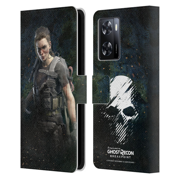 Tom Clancy's Ghost Recon Breakpoint Character Art Fury Leather Book Wallet Case Cover For OPPO A57s