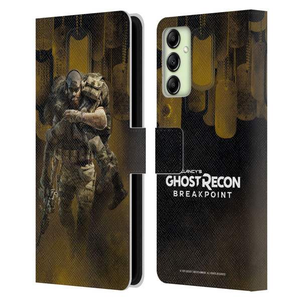 Tom Clancy's Ghost Recon Breakpoint Character Art Nomad Poster Leather Book Wallet Case Cover For Samsung Galaxy A14 5G