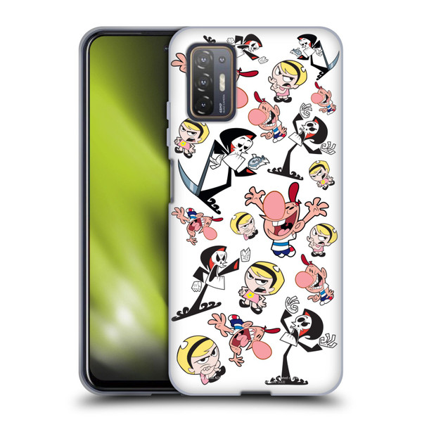 The Grim Adventures of Billy & Mandy Graphics Icons Soft Gel Case for HTC Desire 21 Pro 5G