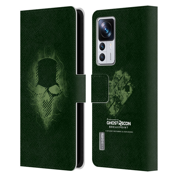 Tom Clancy's Ghost Recon Breakpoint Graphics Ghosts Logo Leather Book Wallet Case Cover For Xiaomi 12T Pro