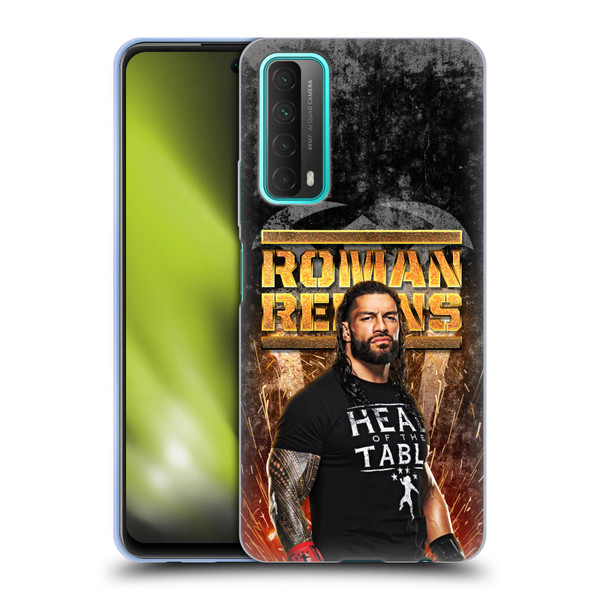 WWE Roman Reigns Grunge Soft Gel Case for Huawei P Smart (2021)