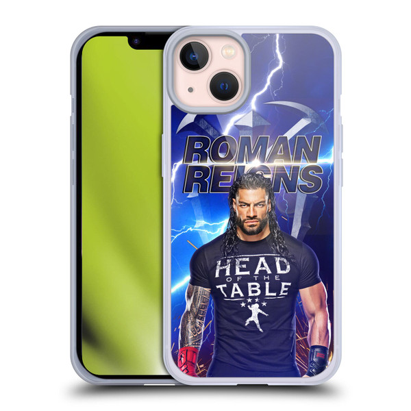 WWE Roman Reigns Lightning Soft Gel Case for Apple iPhone 13 & MagSafe