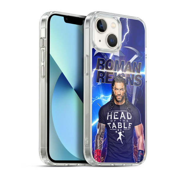 WWE Roman Reigns Lightning Soft Gel Case for Apple iPhone 13