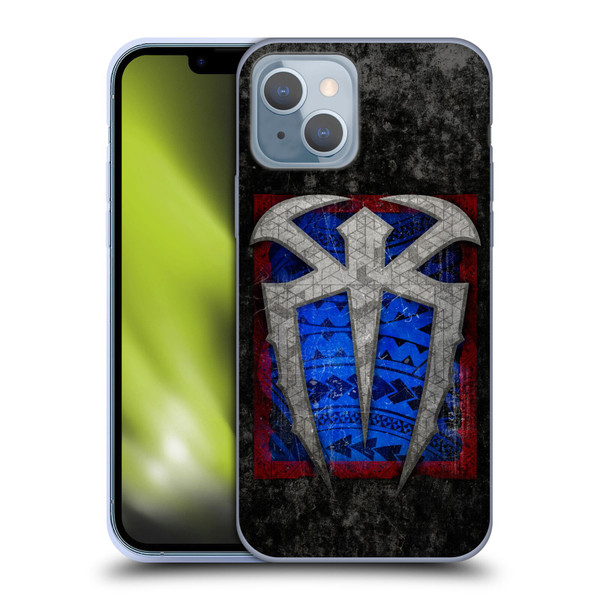 WWE Roman Reigns Distressed Logo Soft Gel Case for Apple iPhone 14