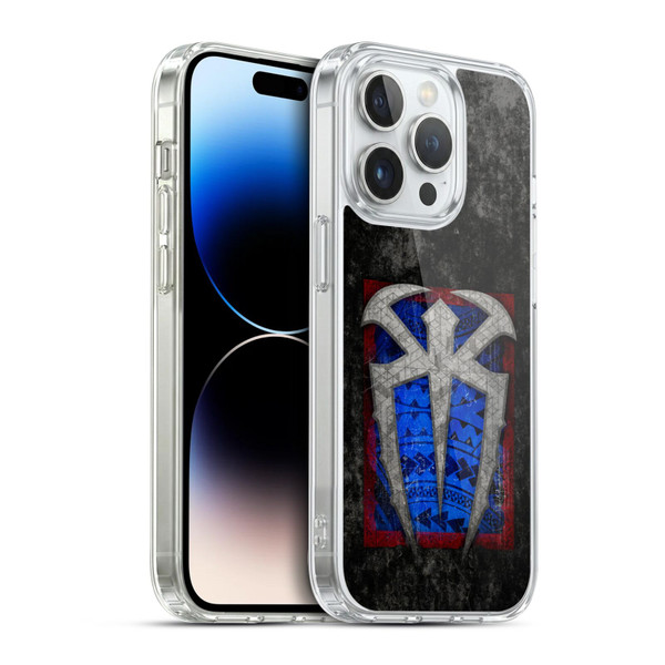 WWE Roman Reigns Distressed Logo Soft Gel Case for Apple iPhone 14 Pro & MagSafe