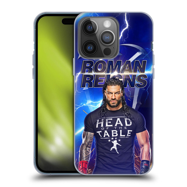 WWE Roman Reigns Lightning Soft Gel Case for Apple iPhone 14 Pro