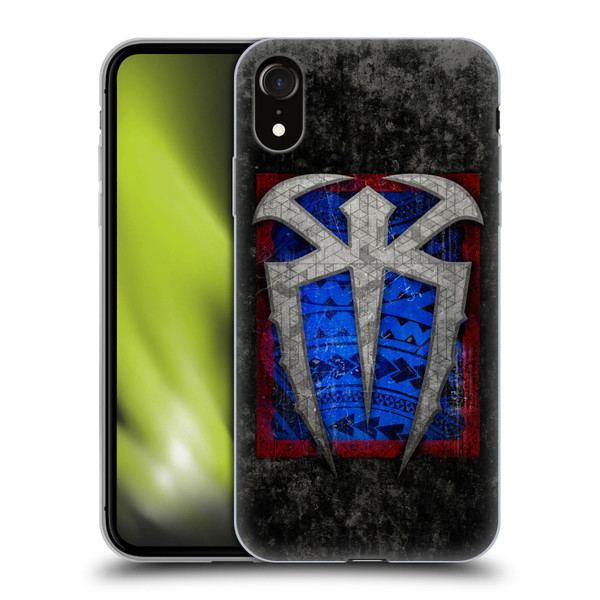 WWE Roman Reigns Distressed Logo Soft Gel Case for Apple iPhone XR
