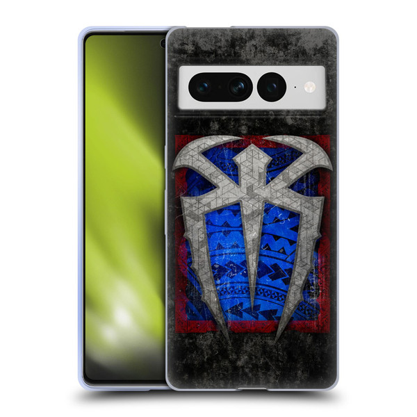 WWE Roman Reigns Distressed Logo Soft Gel Case for Google Pixel 7 Pro