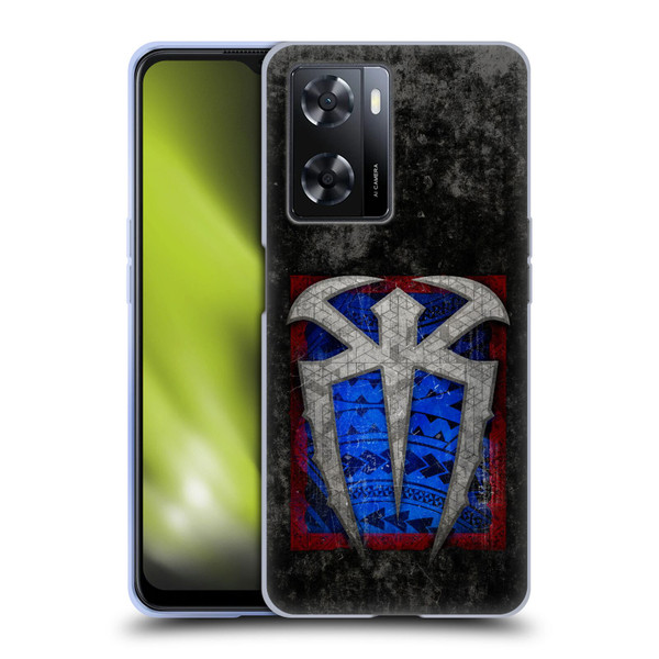 WWE Roman Reigns Distressed Logo Soft Gel Case for OPPO A57s
