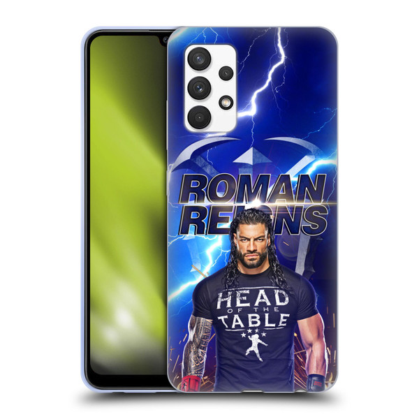 WWE Roman Reigns Lightning Soft Gel Case for Samsung Galaxy A32 (2021)