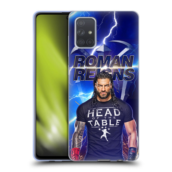 WWE Roman Reigns Lightning Soft Gel Case for Samsung Galaxy A71 (2019)
