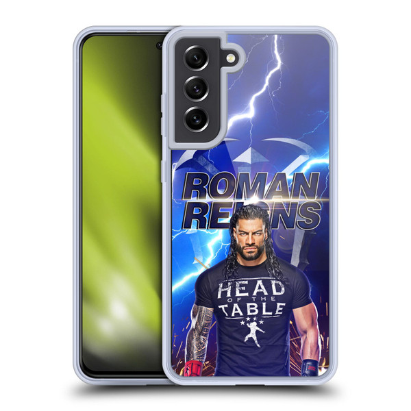 WWE Roman Reigns Lightning Soft Gel Case for Samsung Galaxy S21 FE 5G
