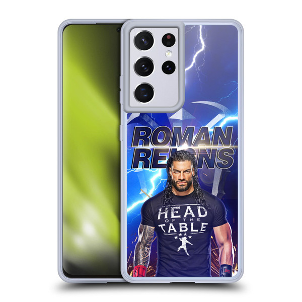 WWE Roman Reigns Lightning Soft Gel Case for Samsung Galaxy S21 Ultra 5G