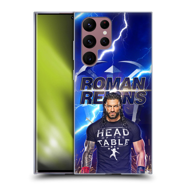 WWE Roman Reigns Lightning Soft Gel Case for Samsung Galaxy S22 Ultra 5G