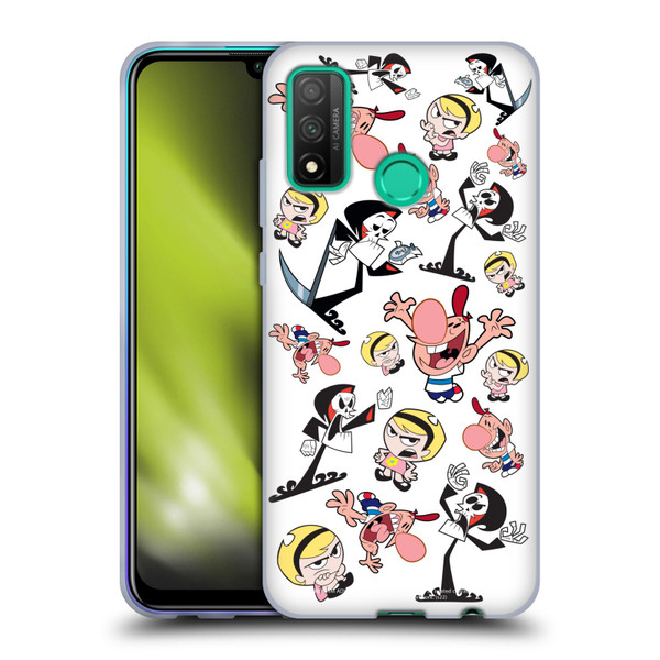 The Grim Adventures of Billy & Mandy Graphics Icons Soft Gel Case for Huawei P Smart (2020)
