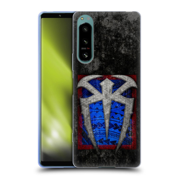 WWE Roman Reigns Distressed Logo Soft Gel Case for Sony Xperia 5 IV