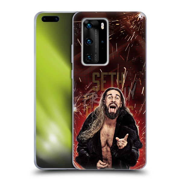 WWE Seth Rollins LED Soft Gel Case for Huawei P40 Pro / P40 Pro Plus 5G