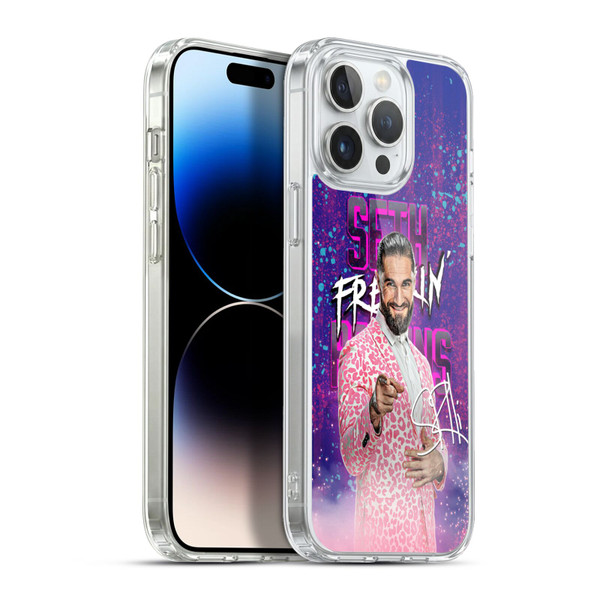 WWE Seth Rollins Seth Freakin' Rollins Soft Gel Case for Apple iPhone 13 Pro Max & MagSafe