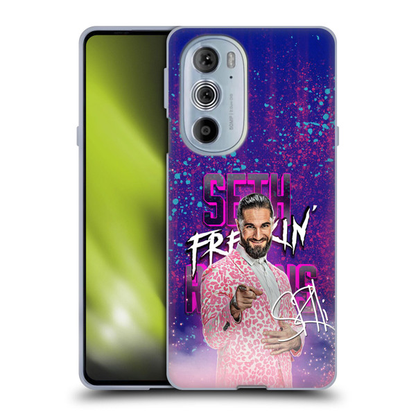 WWE Seth Rollins Seth Freakin' Rollins Soft Gel Case for Motorola Edge X30