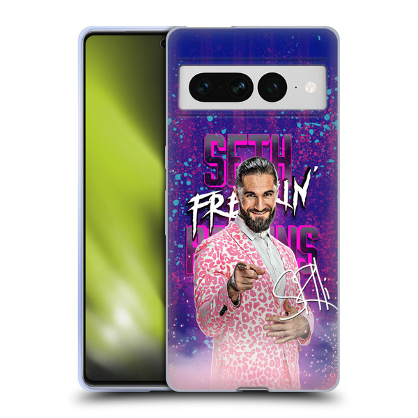 WWE Seth Rollins Seth Freakin' Rollins Soft Gel Case for Google Pixel 7 Pro