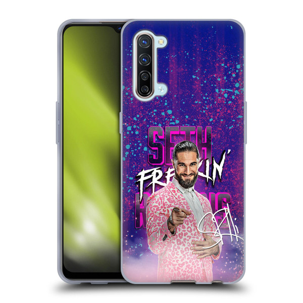 WWE Seth Rollins Seth Freakin' Rollins Soft Gel Case for OPPO Find X2 Lite 5G