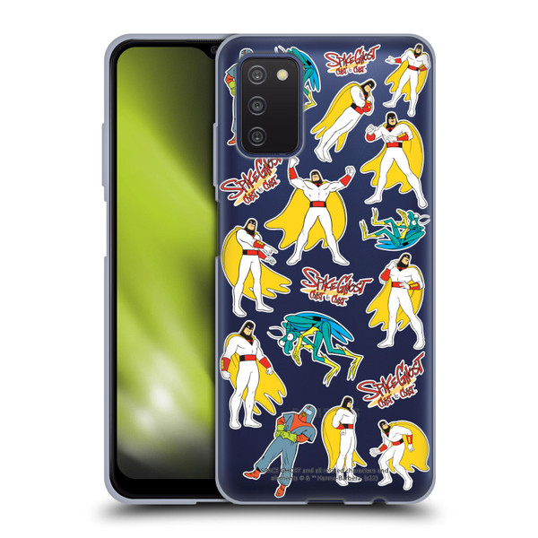 Space Ghost Coast to Coast Graphics Icons Soft Gel Case for Samsung Galaxy A03s (2021)