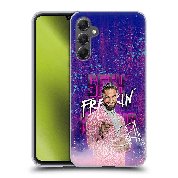 WWE Seth Rollins Seth Freakin' Rollins Soft Gel Case for Samsung Galaxy A34 5G