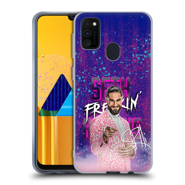 WWE Seth Rollins Seth Freakin' Rollins Soft Gel Case for Samsung Galaxy M30s (2019)/M21 (2020)