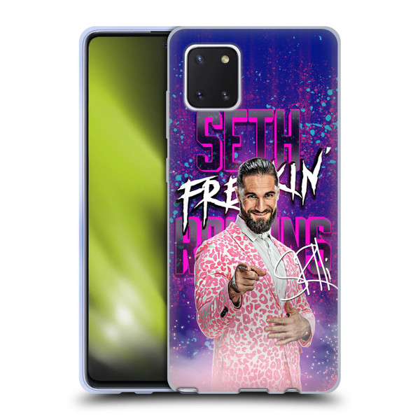 WWE Seth Rollins Seth Freakin' Rollins Soft Gel Case for Samsung Galaxy Note10 Lite