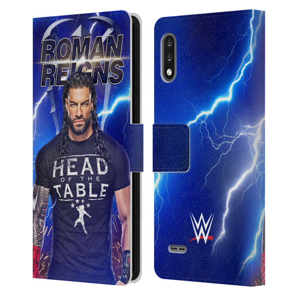 WWE Roman Reigns Lightning Leather Book Wallet Case Cover For LG K22
