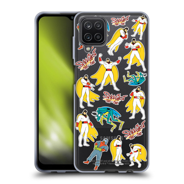 Space Ghost Coast to Coast Graphics Icons Soft Gel Case for Samsung Galaxy A12 (2020)