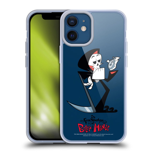 The Grim Adventures of Billy & Mandy Graphics Grim Soft Gel Case for Apple iPhone 12 Mini