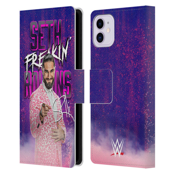 WWE Seth Rollins Seth Freakin' Rollins Leather Book Wallet Case Cover For Apple iPhone 11