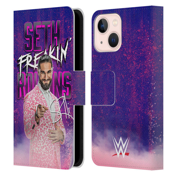 WWE Seth Rollins Seth Freakin' Rollins Leather Book Wallet Case Cover For Apple iPhone 13 Mini