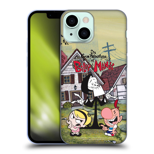 The Grim Adventures of Billy & Mandy Graphics Poster Soft Gel Case for Apple iPhone 13 Mini