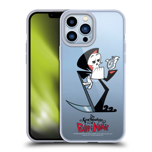The Grim Adventures of Billy & Mandy Graphics Grim Soft Gel Case for Apple iPhone 13 Pro Max & MagSafe