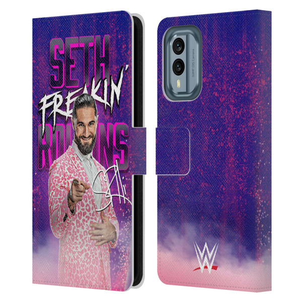 WWE Seth Rollins Seth Freakin' Rollins Leather Book Wallet Case Cover For Nokia X30