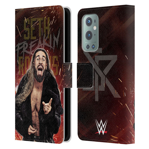 WWE Seth Rollins LED Leather Book Wallet Case Cover For OnePlus 9