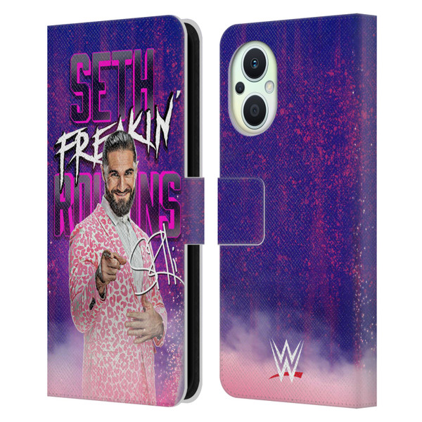 WWE Seth Rollins Seth Freakin' Rollins Leather Book Wallet Case Cover For OPPO Reno8 Lite