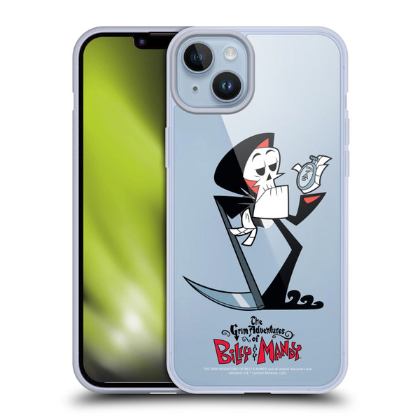 The Grim Adventures of Billy & Mandy Graphics Grim Soft Gel Case for Apple iPhone 14 Plus & MagSafe