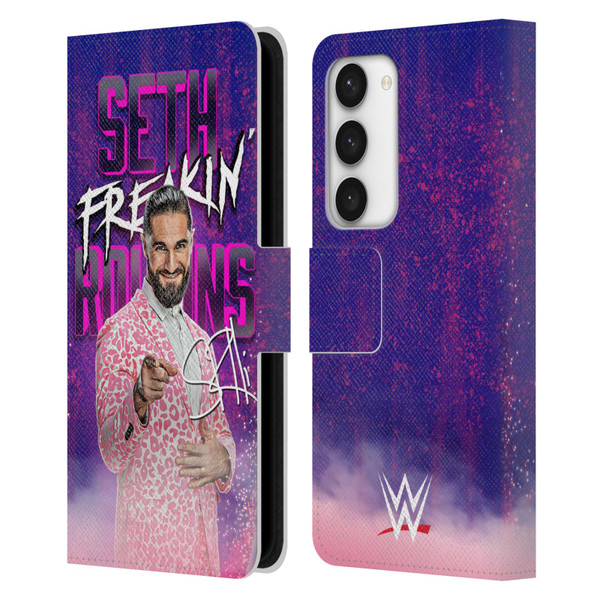 WWE Seth Rollins Seth Freakin' Rollins Leather Book Wallet Case Cover For Samsung Galaxy S23 5G