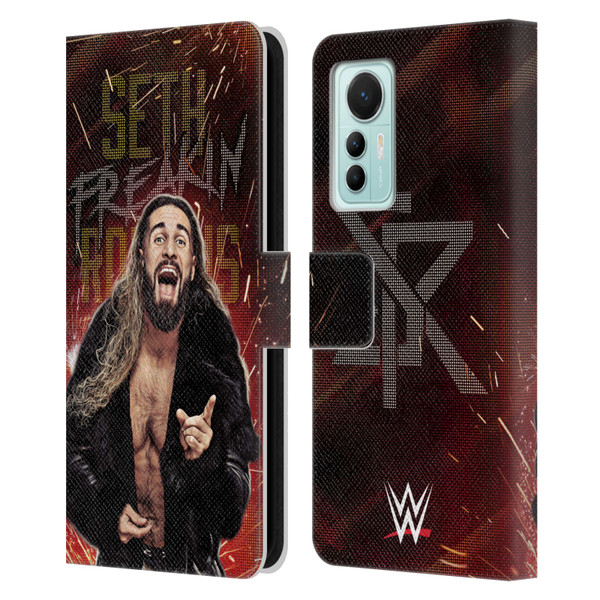 WWE Seth Rollins LED Leather Book Wallet Case Cover For Xiaomi 12 Lite