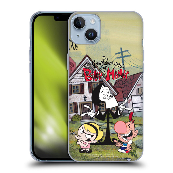 The Grim Adventures of Billy & Mandy Graphics Poster Soft Gel Case for Apple iPhone 14 Plus