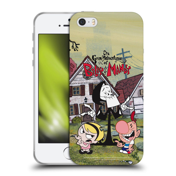 The Grim Adventures of Billy & Mandy Graphics Poster Soft Gel Case for Apple iPhone 5 / 5s / iPhone SE 2016