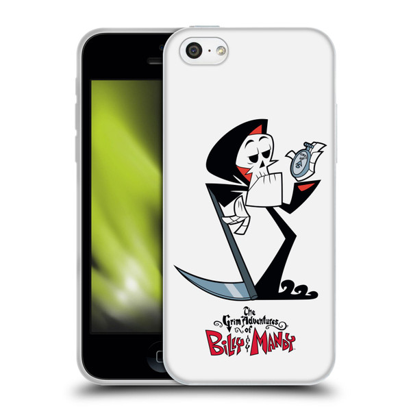 The Grim Adventures of Billy & Mandy Graphics Grim Soft Gel Case for Apple iPhone 5c