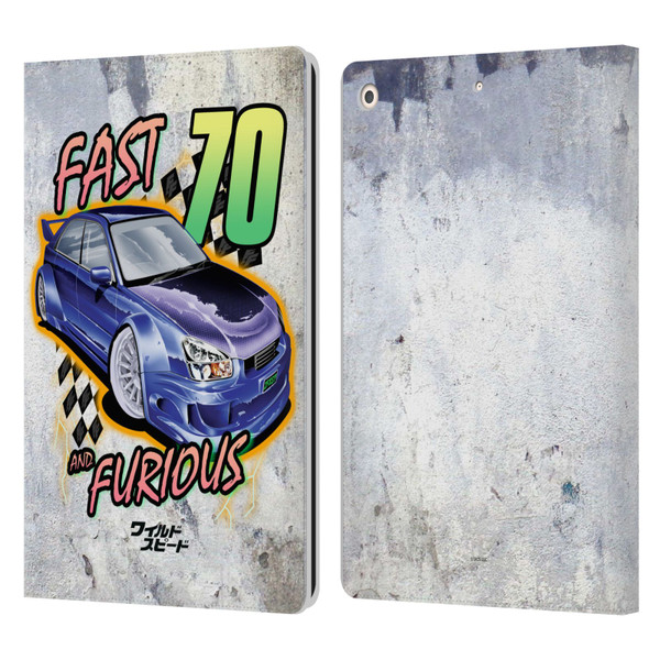 Fast & Furious Franchise Fast Fashion Grunge Retro Leather Book Wallet Case Cover For Apple iPad 10.2 2019/2020/2021
