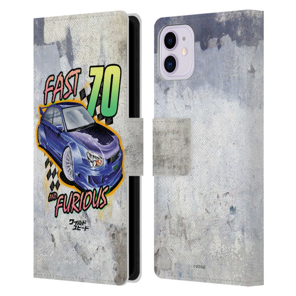 Fast & Furious Franchise Fast Fashion Grunge Retro Leather Book Wallet Case Cover For Apple iPhone 11